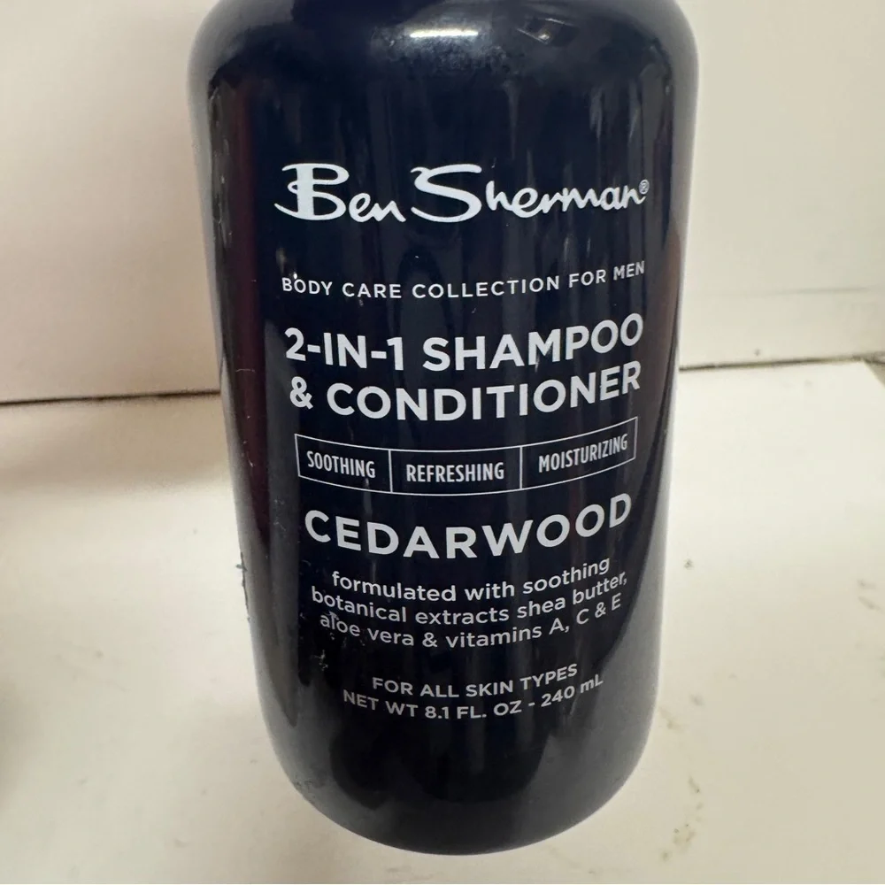 Ben Sherman Cedarwood Shampoo Conditioner 8.1 OZ